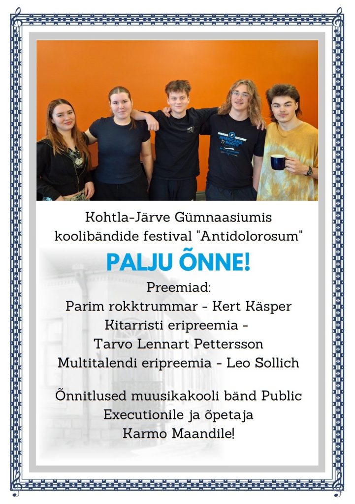 Koolibändide festival „Antidolorosum“ 2025 – Public Execution