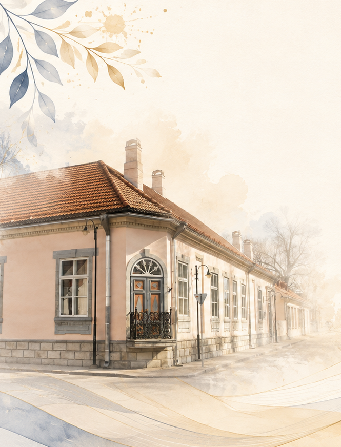 Kuressaare Muusikakooli hoone Komandandi tänaval